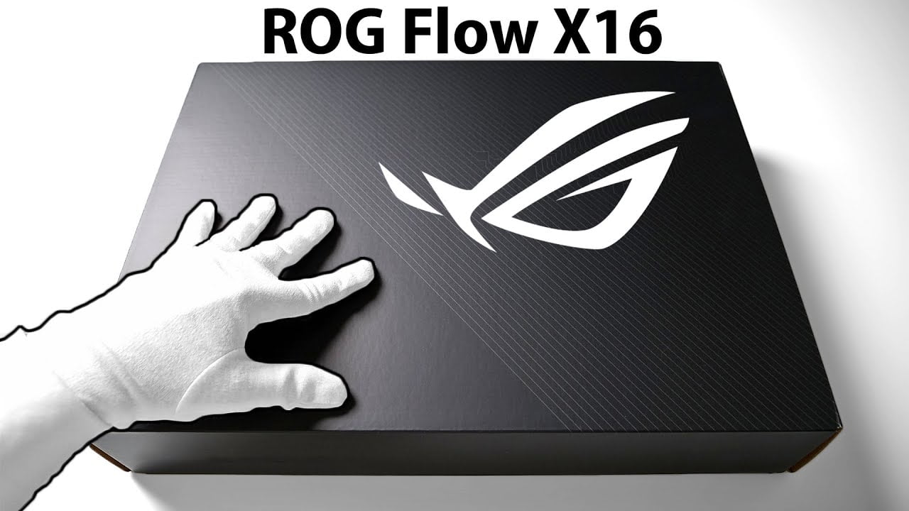 Gaming Laptops ROG Flow X16 Unboxing