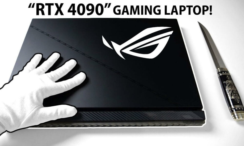Laptop RTX 4090 3900 ROG Strix SCAR 18 Unboxing