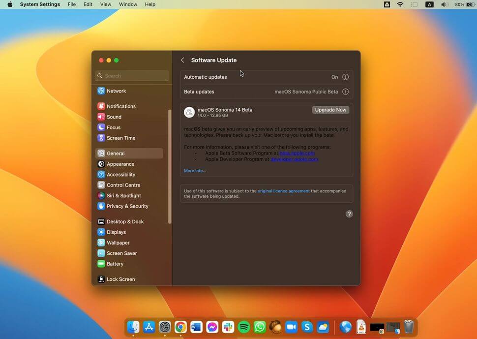 Install macOS 14 Sonoma