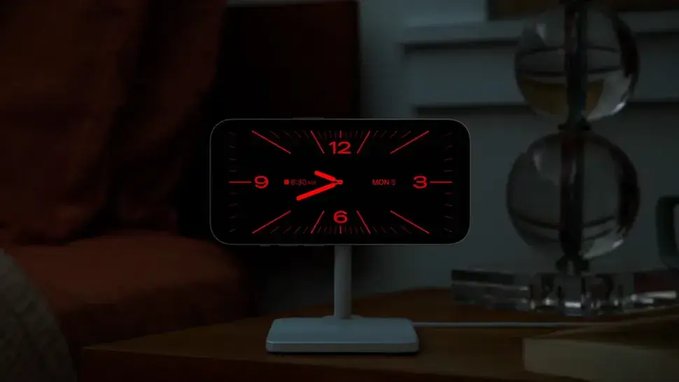 StandBy mode works very well as a bedside clock