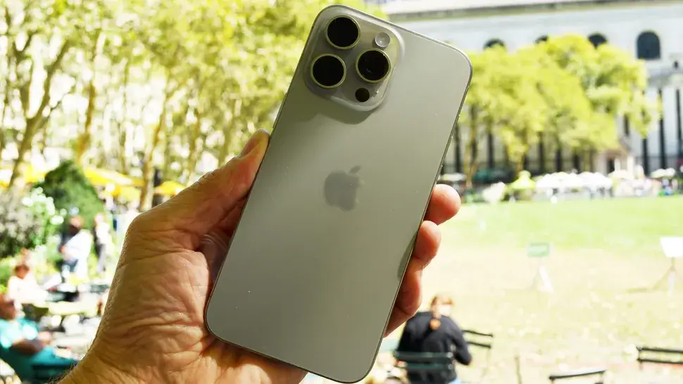 Apple contoured the edges on the iPhone 15 Pro Max