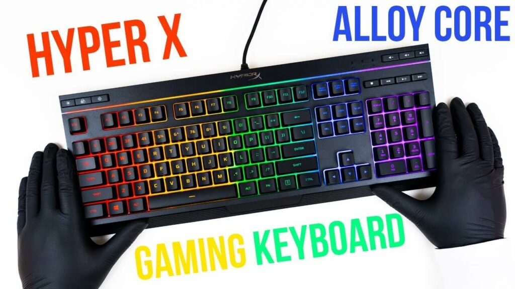 HyperX Alloy Core RGB Gaming Keyboard Unboxing