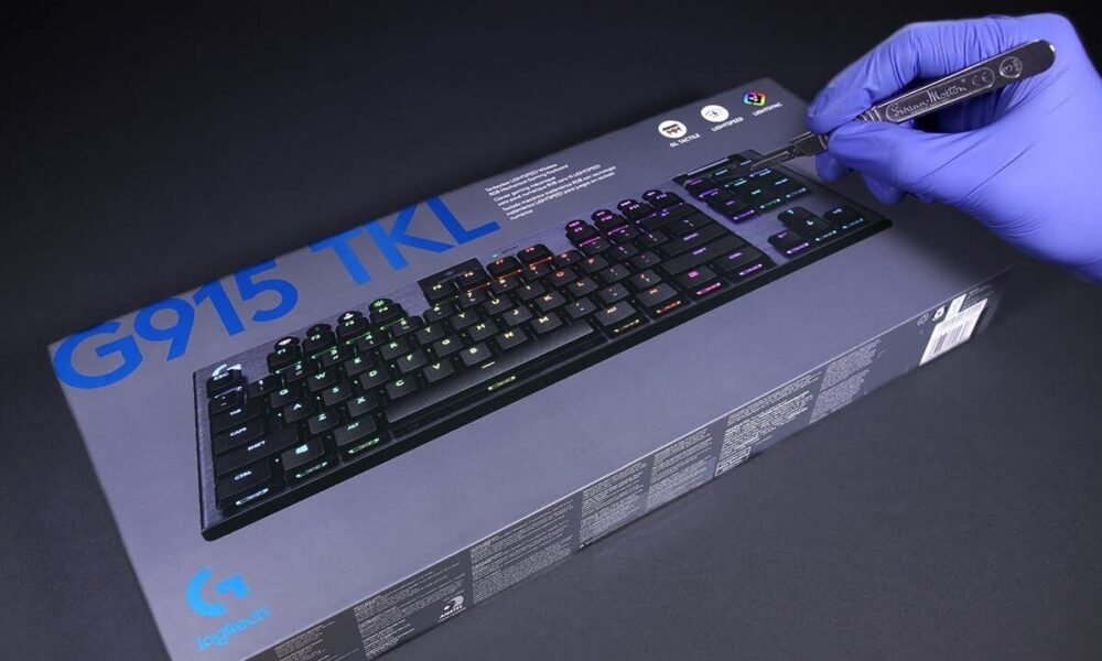 Logitech G915 TKL Gaming Keyboard Unboxing