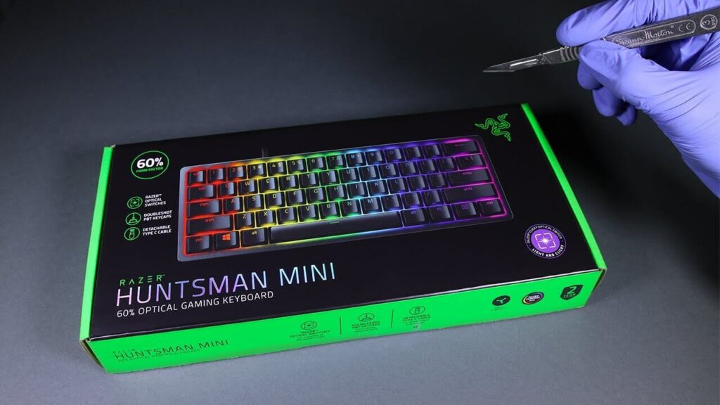Razer Huntsman Mini Gaming Keyboard Unboxing
