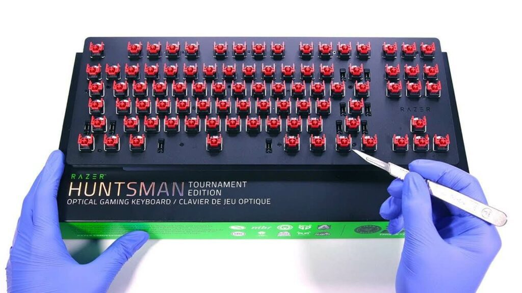 Razer Huntsman TE Gaming Keyboard Unboxing