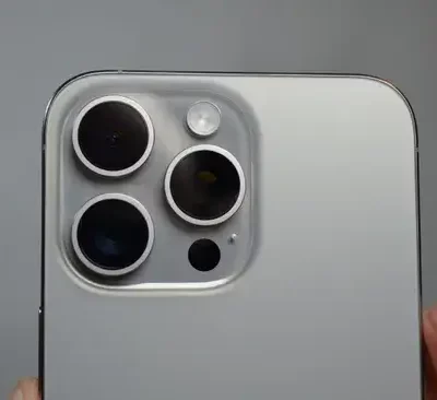 The rear cameras on the iPhone 15 Pro Max