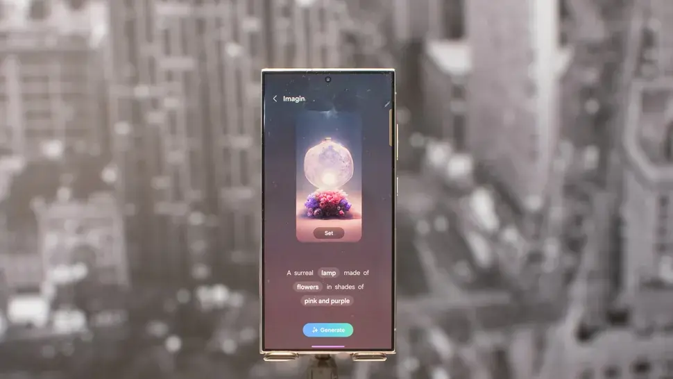 The Galaxy S24 Ultra has generative AI wallpaper, just like the Google Pixel 8 Pro