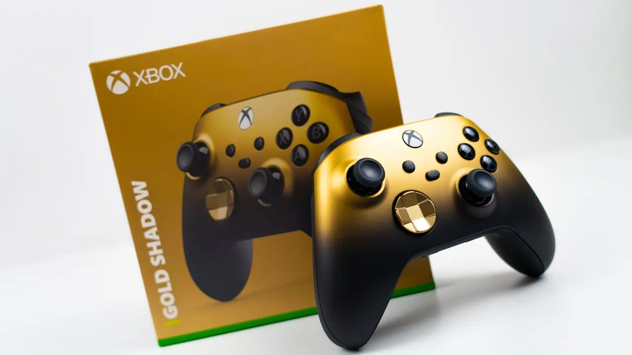 Xbox Series X Controller Gold Shadow Unboxing