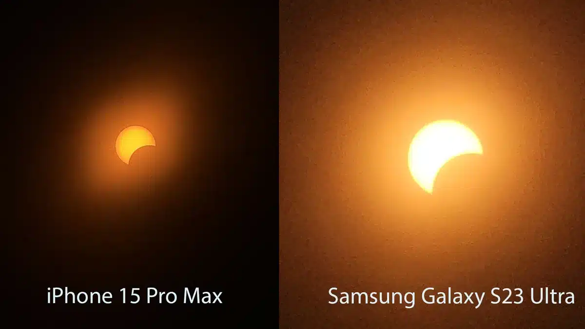 shot iPhone 15 Pro Max and Samsung Galaxy S23 Ultra