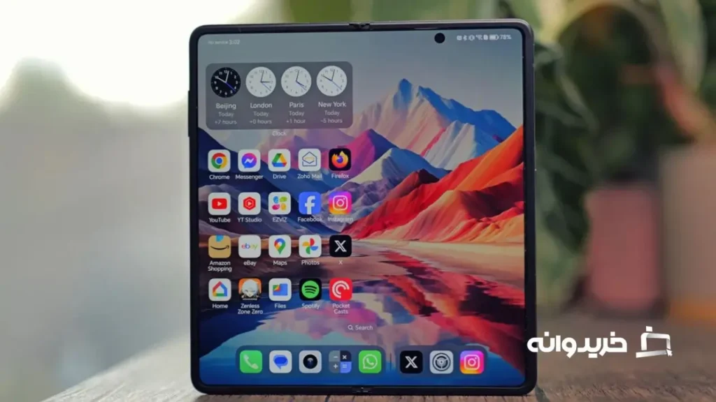 بررسی گوشی آنر مجیک وی 3 6 Honor Magic V3 review display
