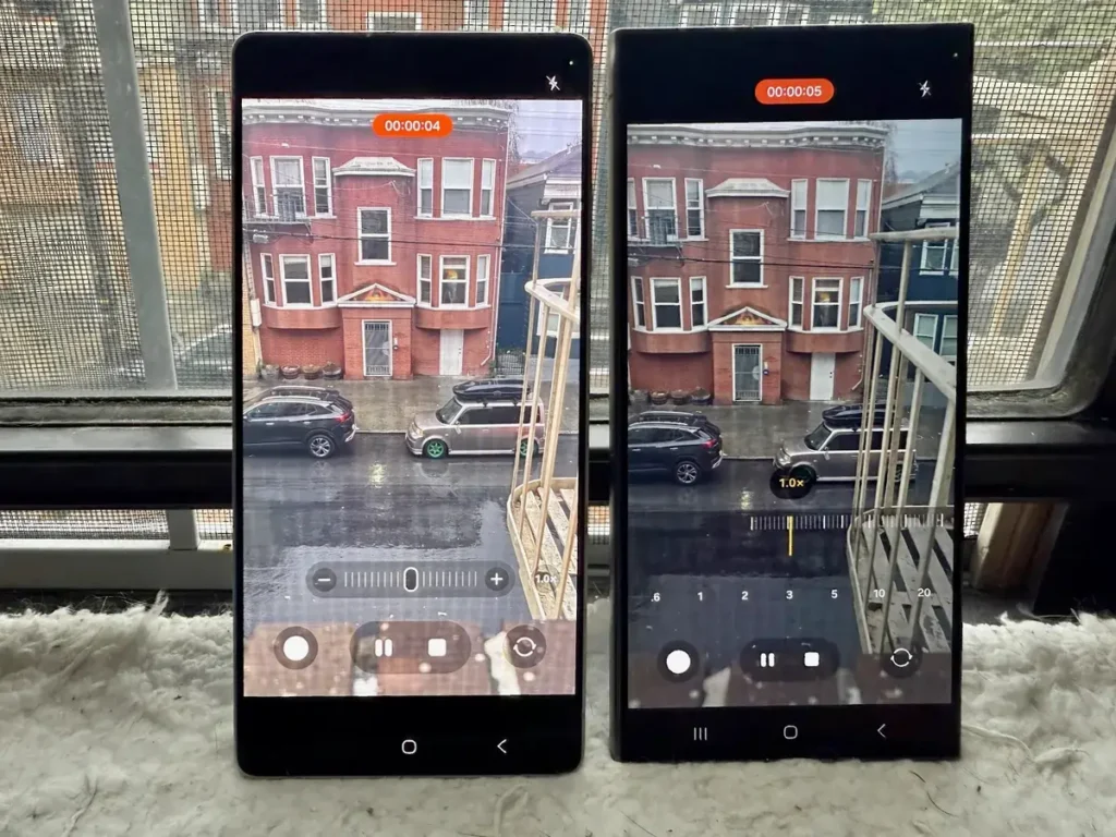 بررسی گوشی گلکسی اس 25 اولترا 14 Galaxy S25 Ultra video recording, Log support
