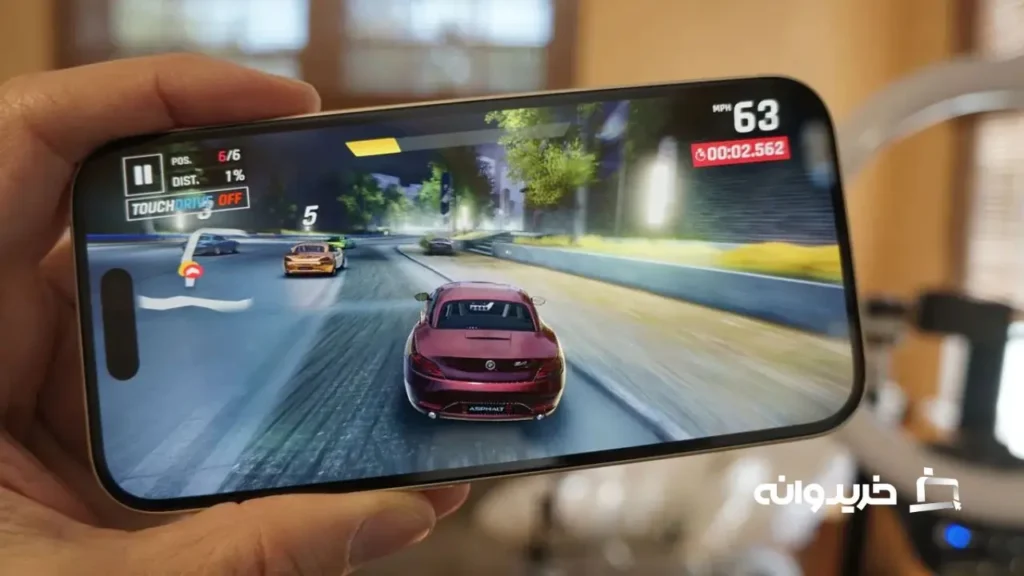 آیفون 16 ای در مقابل آیفون 15 10 Playing Asphalt 9 Legends on the iPhone 15.
