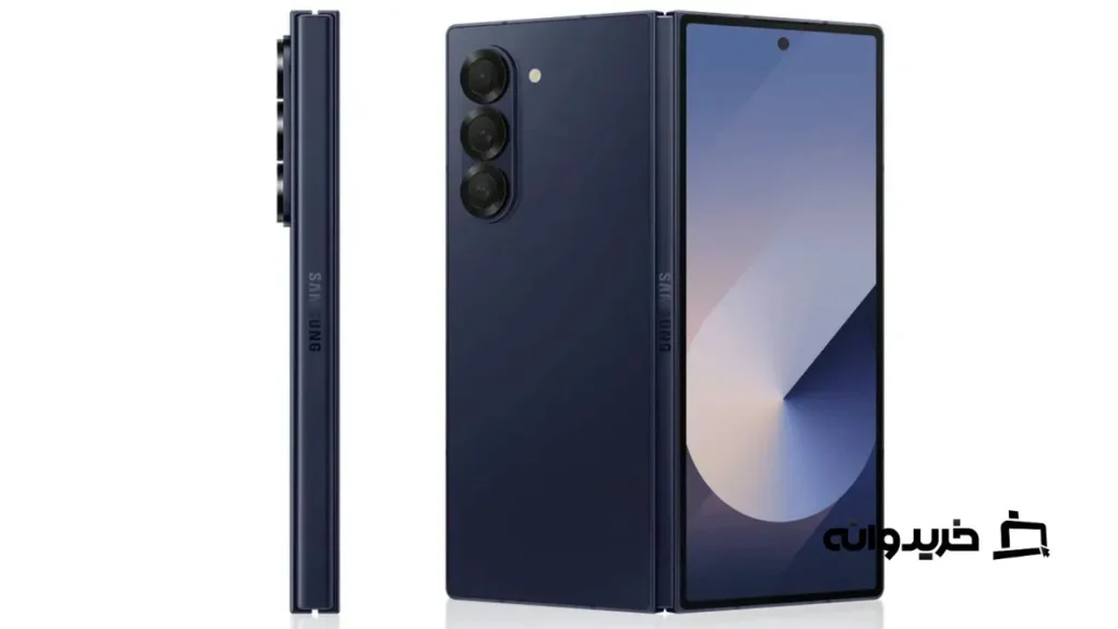 A Samsung Galaxy Z Fold 6 in Navy