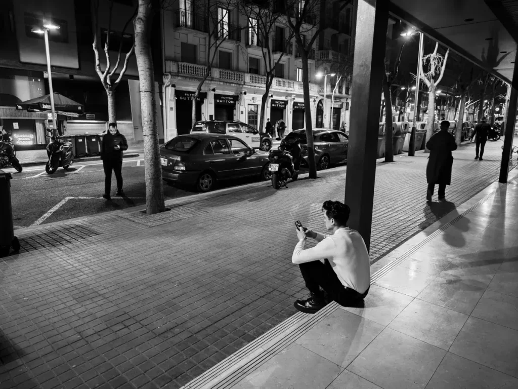 I love using the high contrast mode for night-time black and white scenes, too.