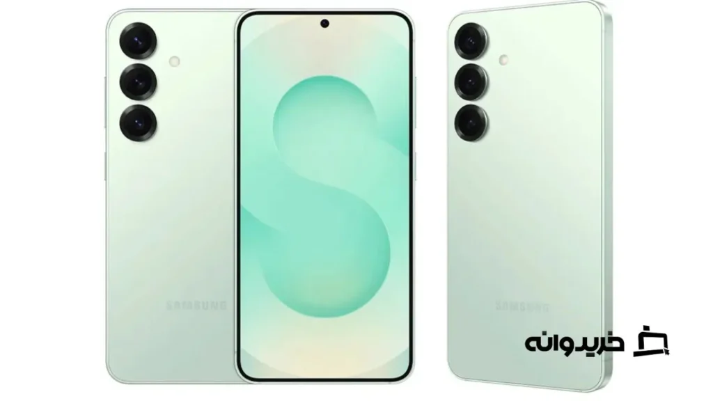 The Samsung Galaxy S25 in Mint