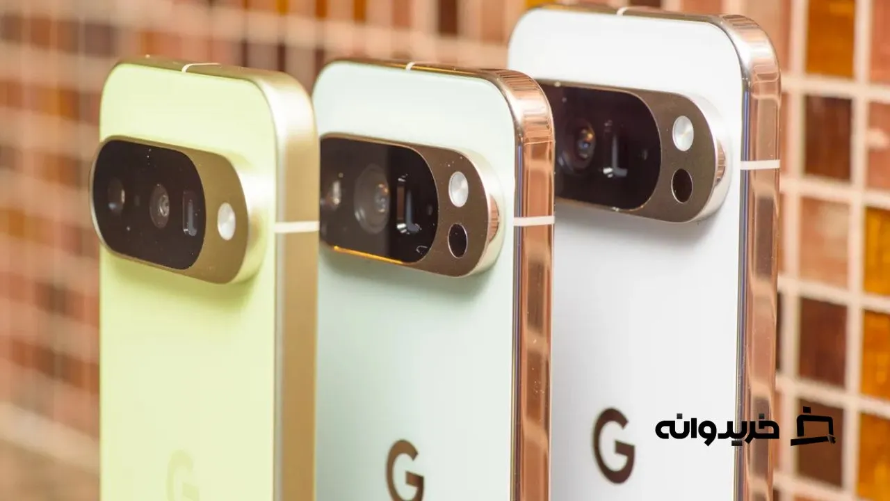 پیکسل ۱۰، پیکسل ۱۰ پرو، پیکسل ۱۰ پرو ایکس ال (از چپ به راست)