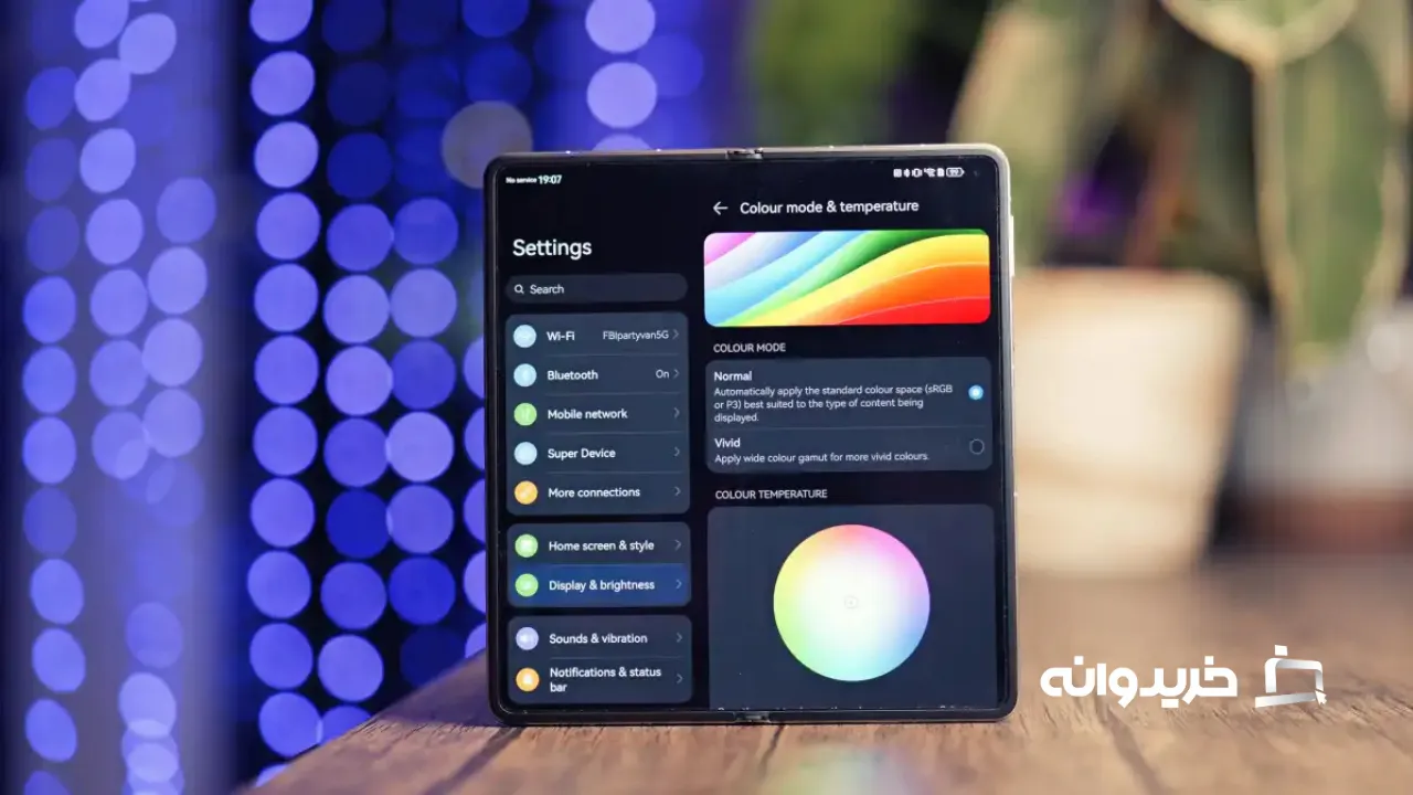 صفحه نمایش و بلندگوها