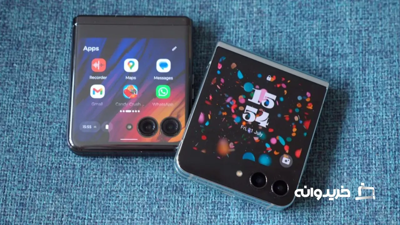 بررسی گلکسی زد فلیپ ۵: طراحی و نمایشگرها
