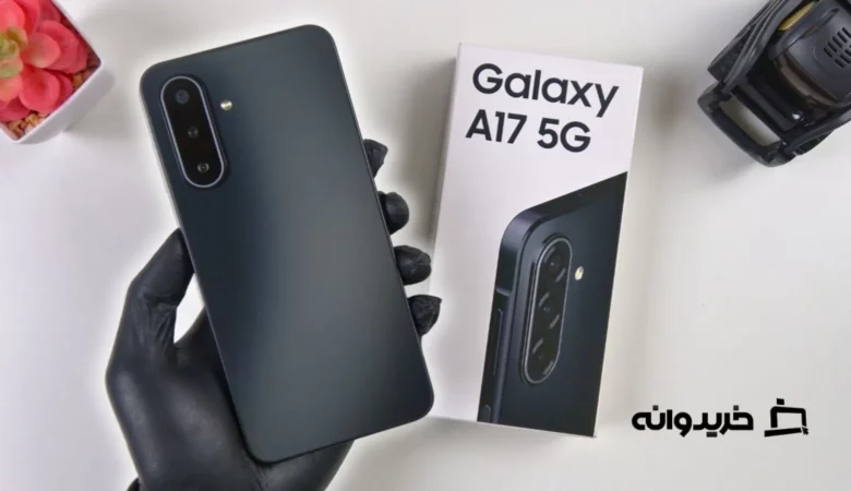 آنباکس گوشی گلکسی ای 17 فایو جی