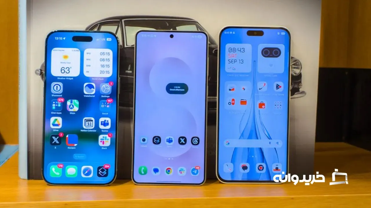 آیفون ایر، گلکسی اس ۲۵ اج و اسپارک اسلیم: نمایشگر