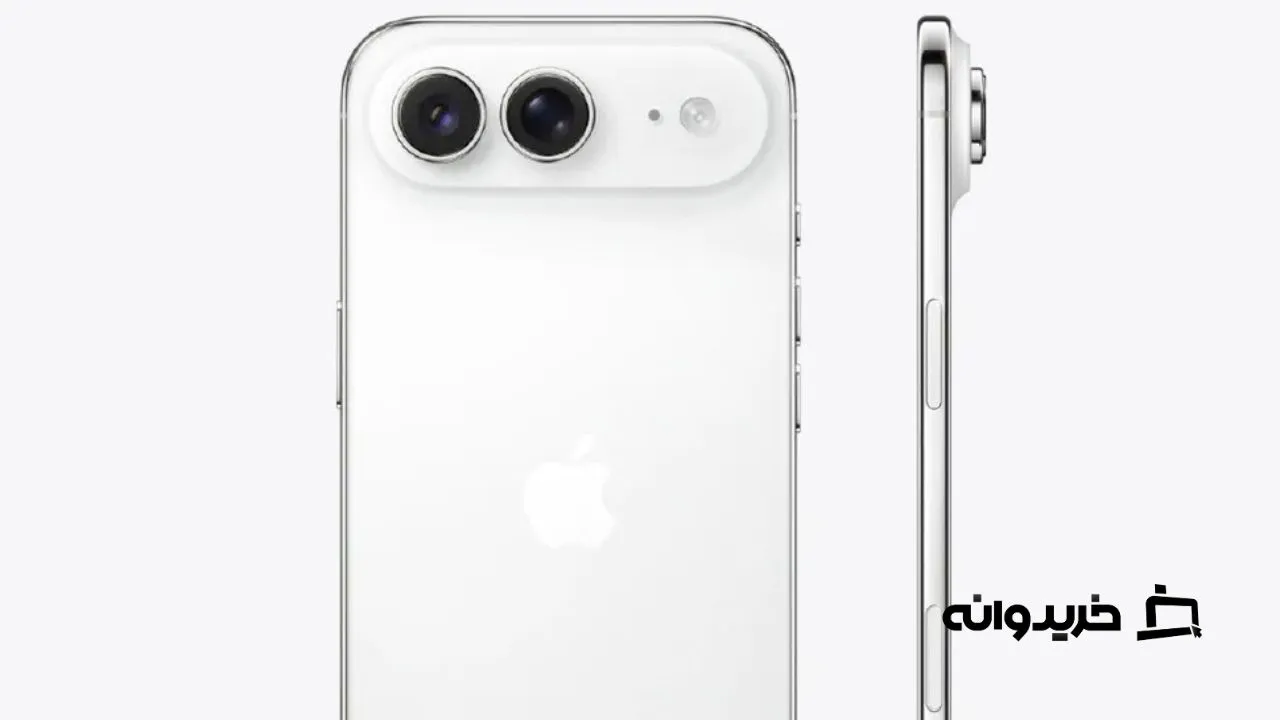 رندری که آیفون ایر ۲ را با دو دوربین عقب نشان می‌دهد