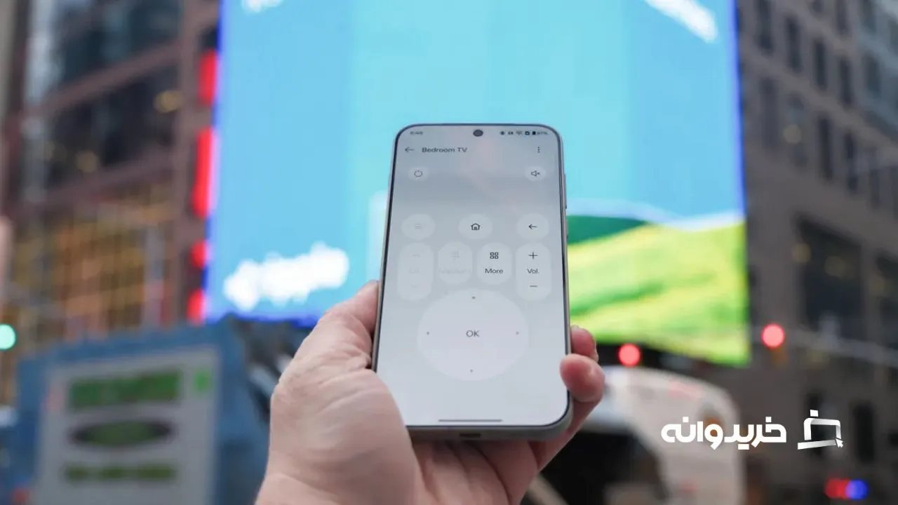 می‌توانید از وان‌پلاس ۱۵ برای تغییر کانال‌های تلویزیون استفاده کنید